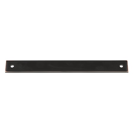 Gliderite Hardware 9 in. Oil Rubbed Bronze Squared Back Plate 7-9/16 in. Center to Center - 9342-192-ORB 9342-192-ORB-1